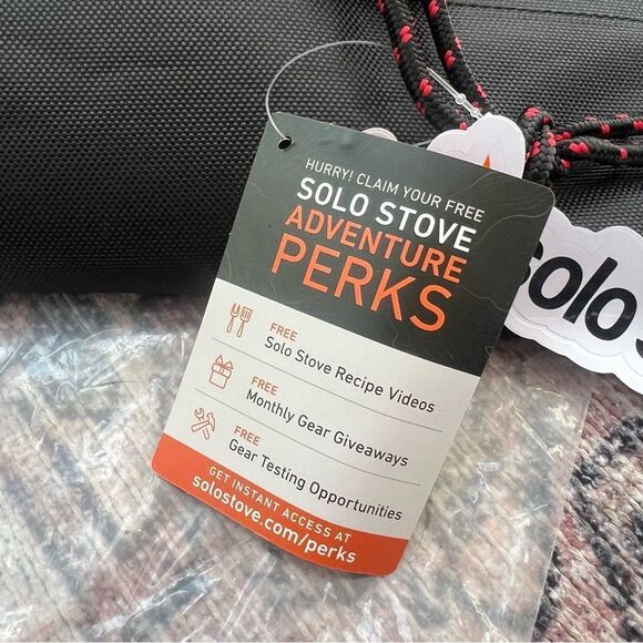 NWT Solo Stove Bonfire Black Carrying Bag Protective Cover - Picture 5 of 7